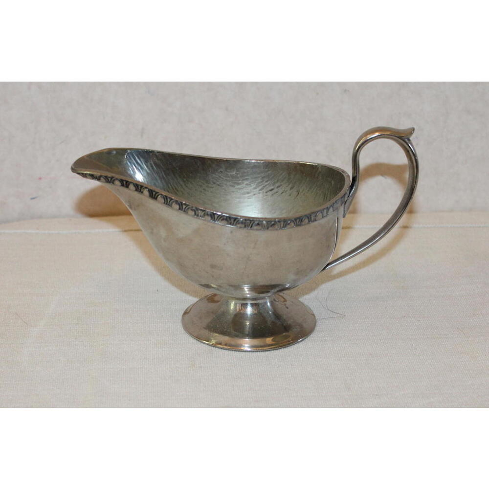 Vintage Continental Silver Company Silverplate Gravy Sauce Boat